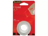 Een Scotch Plakband Crystal ft 19 mm x 25 m, blister met 1 rolletje koop je bij ShopXPress