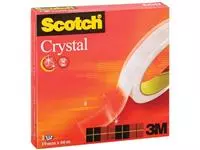 Een Scotch Plakband Crystal ft 19 mm x 66 m, doos met 1 rolletje koop je bij ShopXPress