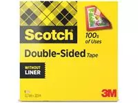 Een Scotch dubbelzijdige plakband ft 12 mm x 33 m koop je bij ShopXPress