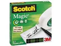 Een Scotch plakband Magic Tape ft 12 mm x 33 m koop je bij ShopXPress