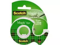 Een Scotch plakband Magic Tape, ft 19 mm x 7,5 m, blister met dispenser koop je bij ShopXPress