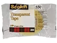 Een Scotch transparante tape 550 ft 15 mm x 33 m koop je bij ShopXPress
