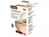 Een Scotch transparante tape 550 ft 19 mm x 66 m koop je bij ShopXPress