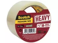 Een Scotch verpakkingsplakband Heavy, ft 50 mm x 50 m, transparant, per stuk koop je bij ShopXPress