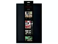 Een Securit krijtbord Woody ft 40 x 60 cm, zwart koop je bij ShopXPress