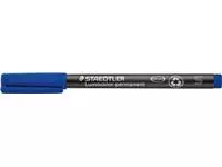 Een Staedtler Lumocolor 313, OHP-marker, permanent, 0,4 mm, blauw koop je bij ShopXPress