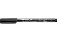 Een Staedtler Lumocolor 313, OHP-marker, permanent, 0,4 mm, zwart koop je bij ShopXPress