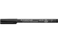 Een Staedtler Lumocolor 318, OHP-marker, permanent, 0,6 mm, zwart koop je bij ShopXPress