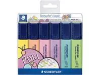 Een Staedtler Markeerstift Textsurfer Classic, pastel kleuren, etui van 6 stuks koop je bij ShopXPress