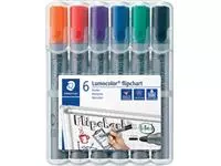 Een Staedtler merkstift Lumocolor Flipchart 6 stuks koop je bij ShopXPress