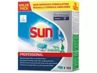 Een Sun Pro Formula All-in-one vaatwastabletten, doos van 102 stuks koop je bij ShopXPress