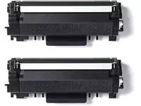 Een Brother toner, 3.000 pagina's, OEM TN-2420TWIN, zwart, pak van 2 stuks koop je bij ShopXPress