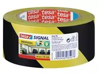 Een Tesa waarschuwingstape Universal, ft 50 mm x 66 m, geel/zwart koop je bij ShopXPress