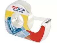 Een Tesafilm dubbelzijdige plakband, ft 12 mm x 7,5 m, op blister met dispenser koop je bij ShopXPress