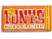 Een Tony&#39;s Chocolonely chocoladereep, 180g, karamel zeezout koop je bij ShopXPress
