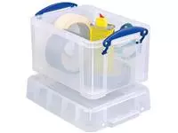 Een Really Useful Box opbergdoos 3 liter, transparant koop je bij ShopXPress