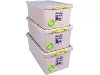 Een Really Useful Box Recycled opbergdoos 82 l, nestbaar, grijs koop je bij ShopXPress