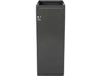 Een V-Part modulaire afvalbak met deur en zakhouder 55 l, grijs koop je bij ShopXPress