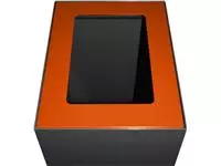 Een V-Part top voor modulaire afvalbak 60 l, oranje koop je bij ShopXPress