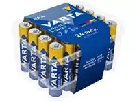 Een Varta batterij Longlife Power AAA, pak van 24 stuks koop je bij ShopXPress