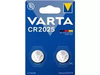 Een Varta knoopcel Lithium CR2025, blister van 2 stuks koop je bij ShopXPress