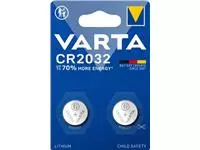 Een Varta knoopcel Lithium CR2032, blister van 2 stuks koop je bij ShopXPress