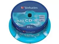 Een Verbatim CD recordable, spindel van 25 stuks koop je bij ShopXPress