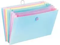 Een Viquel Rainbow Pastel voorordner, liggend model met 8 vakken koop je bij ShopXPress