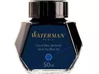 Een Waterman vulpeninkt 50 ml blauw (Serenity) koop je bij ShopXPress