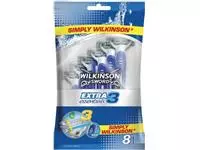 Een Wilkinson Extra 3 Essentials scheermes, pak van 8 stuks koop je bij ShopXPress