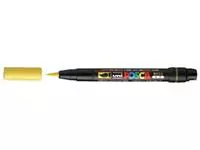 Een uni-ball Paint Marker op waterbasis Posca Brush geel koop je bij ShopXPress
