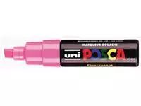 Een uni-ball Paint Marker op waterbasis Posca PC-8K fluo roze koop je bij ShopXPress