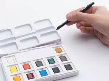 Een Van Gogh aquarelverf, pocket box met 12 halve napjes koop je bij ShopXPress