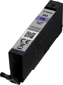 Een Canon inktcartridge CLI-581PB, 241 foto's, OEM 2107C001, photo blue koop je bij ShopXPress