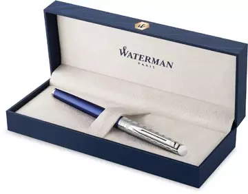 Een Waterman vulpen Hémisphère Deluxe Marine Blue met palladium detail koop je bij ShopXPress