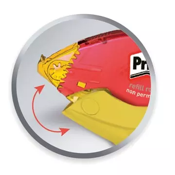 Een Pritt lijmroller Refill niet-permanent, in ophangdoosje koop je bij ShopXPress