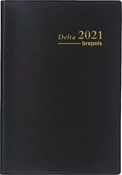 Een Brepols agenda Delta Seta 6-talig, zwart, 2025 koop je bij ShopXPress