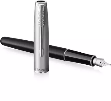 Een Parker vulpen Sonnet Essential, medium, in giftbox, Black CT (zwart) koop je bij ShopXPress