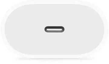 Een Apple oplader USB-C, wit koop je bij ShopXPress