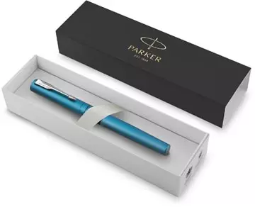 Een Parker roller Vector XL, fijn, in giftbox, turkoois koop je bij ShopXPress