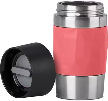 Een Emsa Travel Mug Compact thermosbeker, 0,3 l, koraal koop je bij ShopXPress