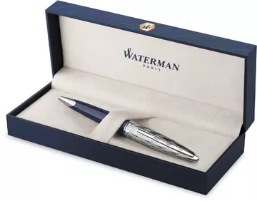 Een Waterman balpen Carène 22, medium, in giftbox, Blue CT koop je bij ShopXPress