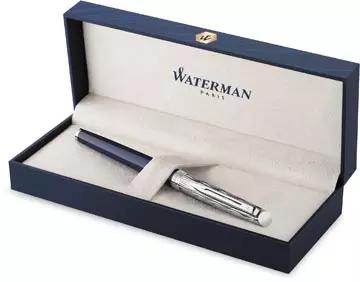 Een Waterman vulpen Hémisphère 22, medium, in giftbox, Blue CT koop je bij ShopXPress