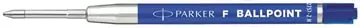 Een Parker Eco vulling voor balpen, fijn, blauw, blister van 2 stuks koop je bij ShopXPress