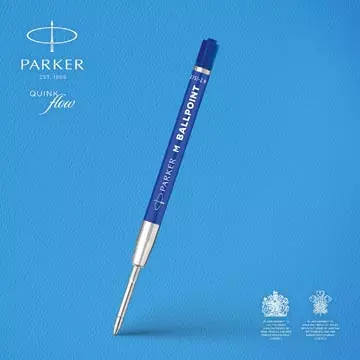 Een Parker ECO balpen navulling, medium, blauw, 20 stuks koop je bij ShopXPress