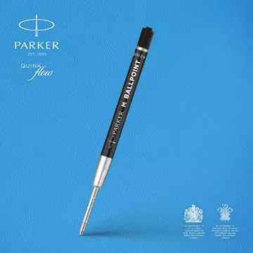 Een Parker ECO balpen navulling, medium, zwart, 20 stuks koop je bij ShopXPress