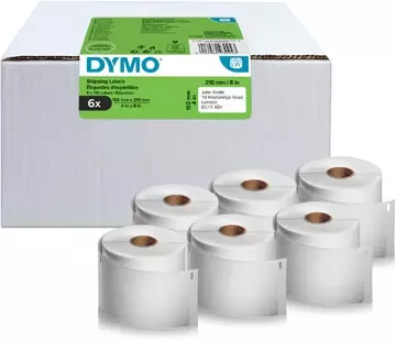 Een Dymo etiketten LabelWriter ft 102 x 210 mm (DHL), wit, doos van 6 x 140 etiketten koop je bij ShopXPress