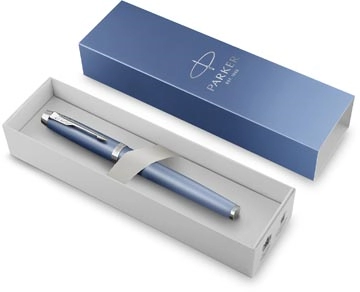 Buy your Parker IM Rituals vulpen, blauw CT, medium, giftbox at Supplierz BV