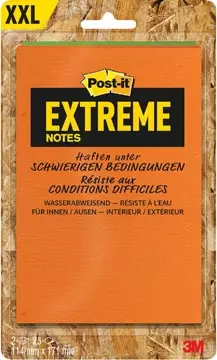 Een Post-it® Extreme Notes, ft 114 x 171 mm, 2 blokken van 25 blaadjes, geassorteerde kleuren koop je bij ShopXPress