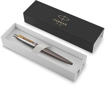 Een Parker Jotter XL balpen, medium, in giftbox, grijs koop je bij ShopXPress